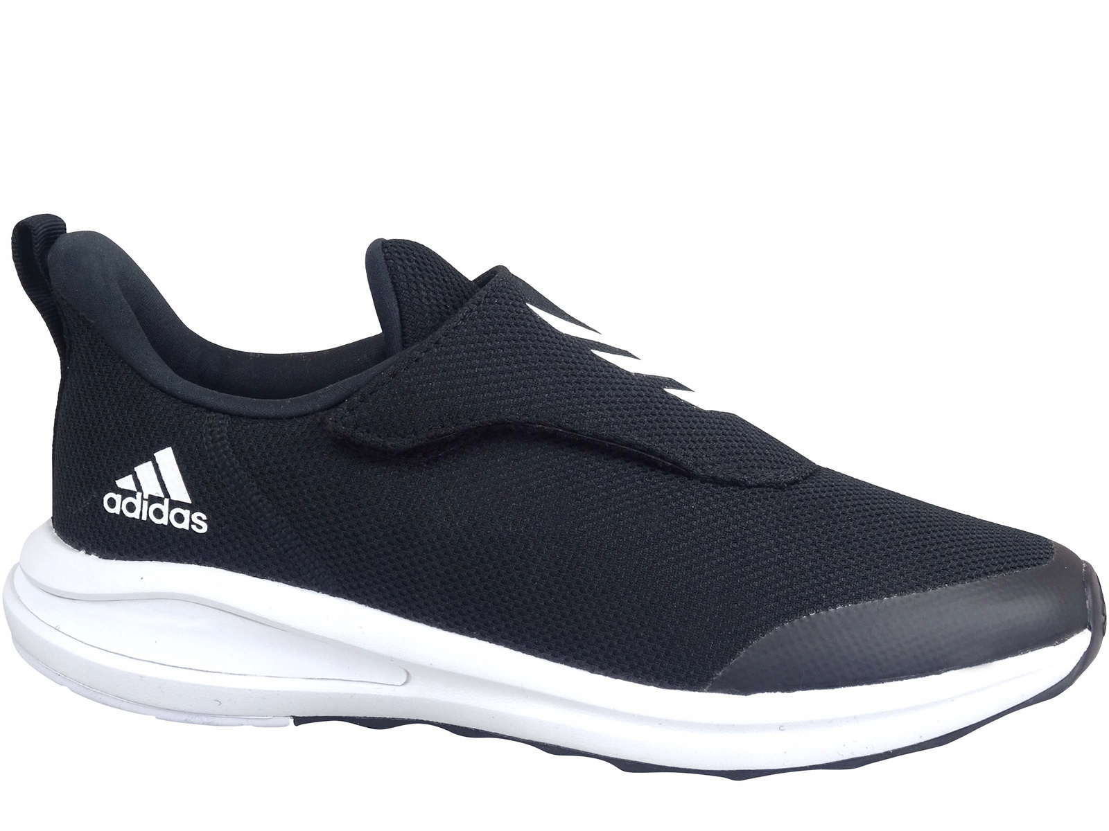 Adidas Fortarun FY3058 Buty Dziecięce Czarne Sportowe Na Rzep Na W-f