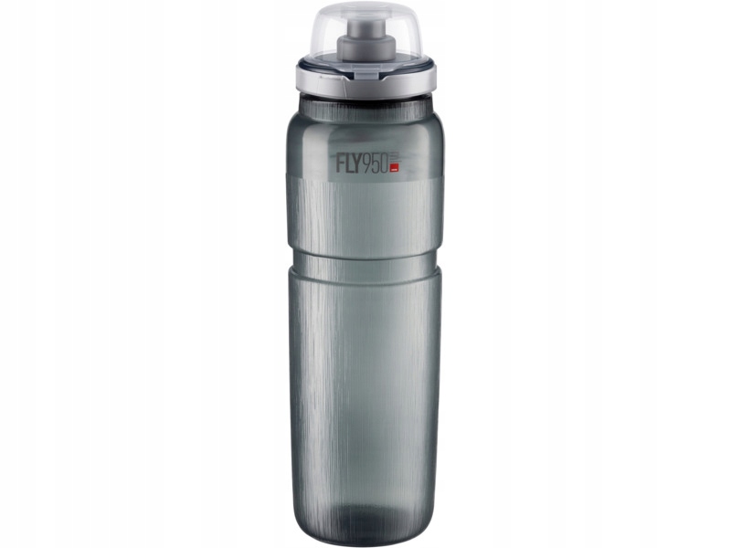 Bidon Elite Fly Tex Mtb 950 ml Przezroczysto-szary