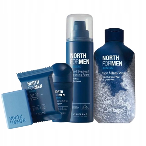 Oriflame North for Men Subzero zestaw/ 5 produktów