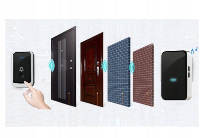 DZWONEK BEZPRZEWODOWY WODOODPORNY 300M IP44 105dB Liczba melodii 45