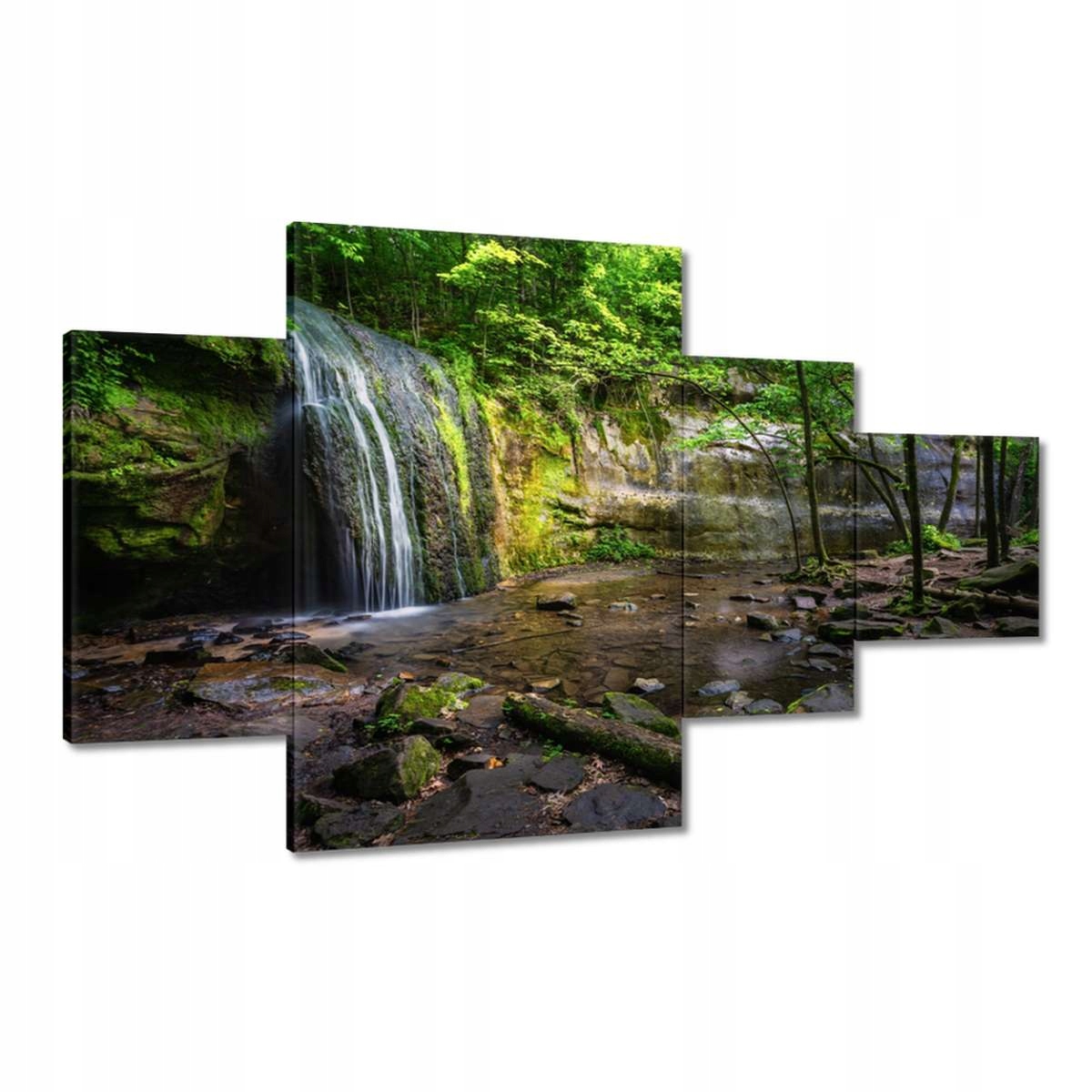 Obrazy 130x80 Vodopád Tropický les