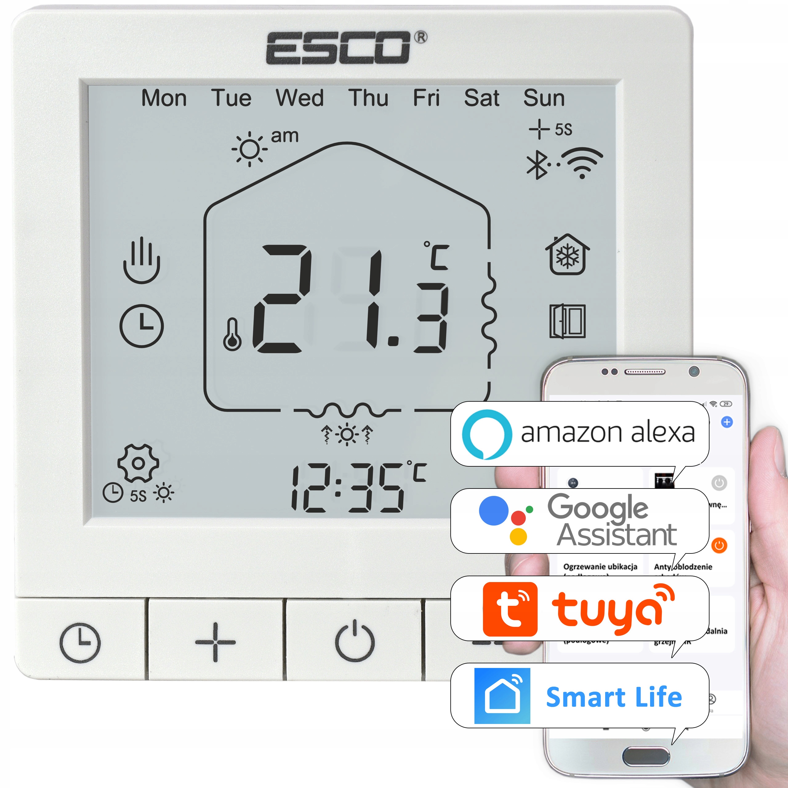 Termostat pieca WIFI do Vaillant Viessman Immergas Seria TC720 WIFI