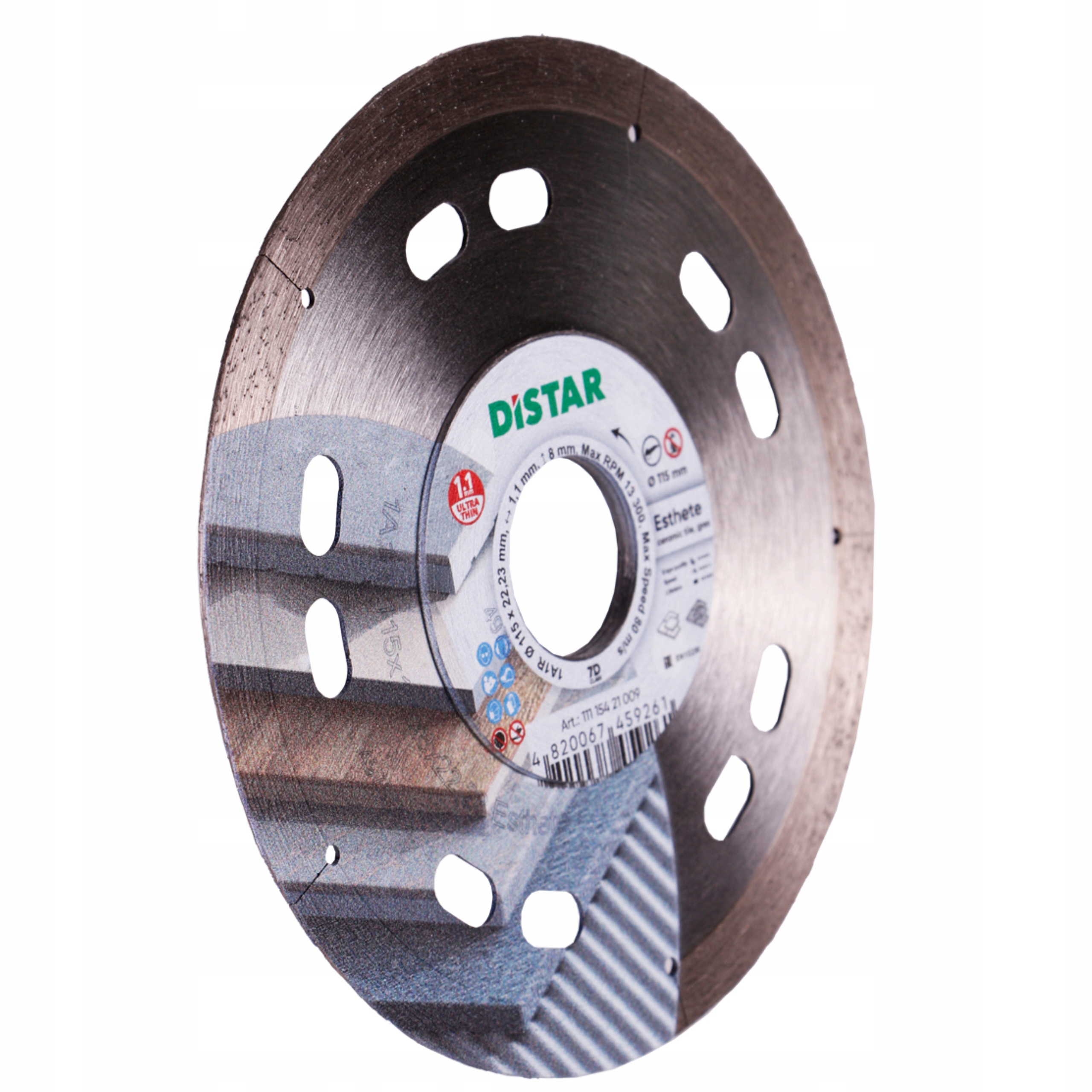 Tarcza diamentowa do cięcia płytek ceramicznych Distar Esthete 115 mm