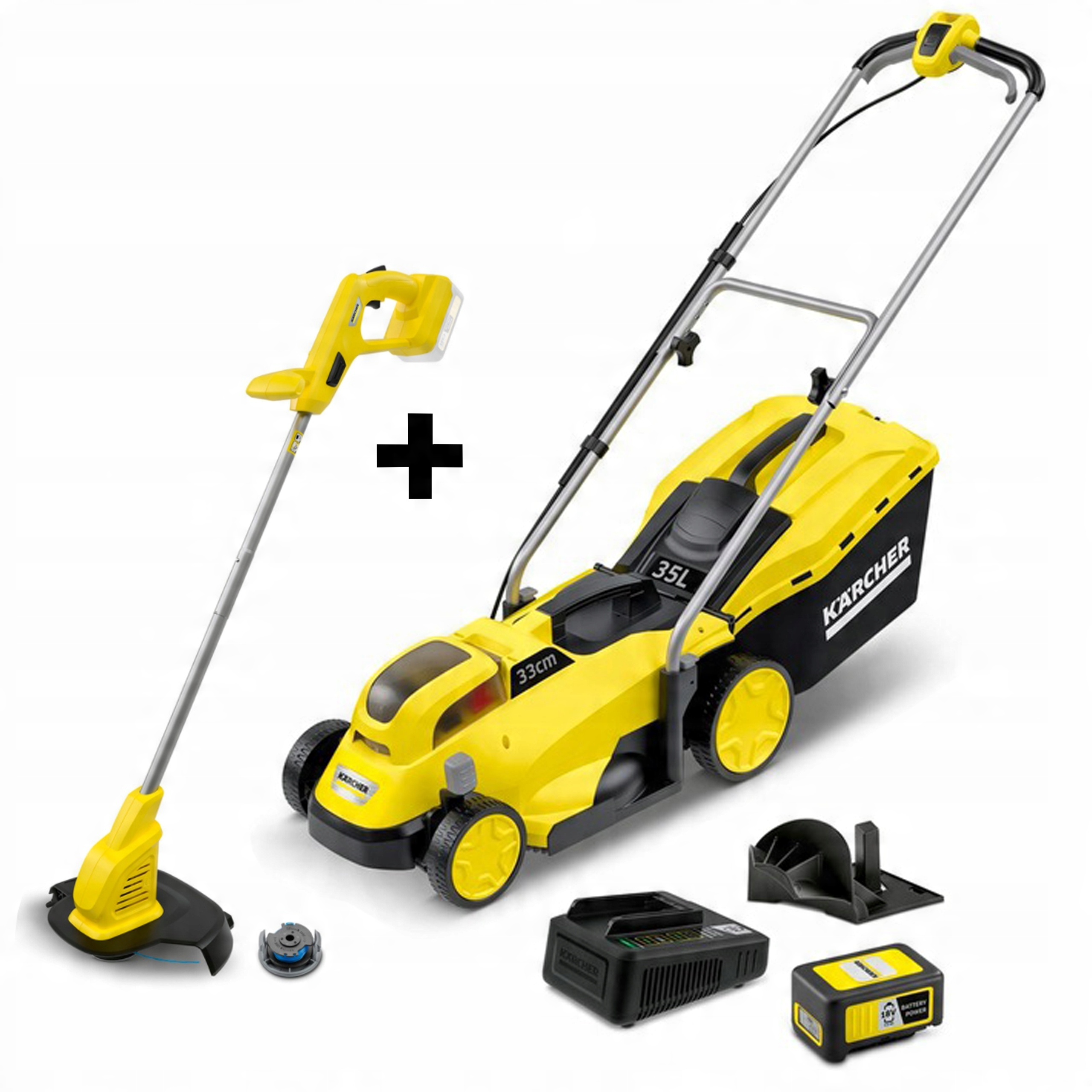 

Kosiarka akumulatorowa Karcher +Podkaszarka za 1zł