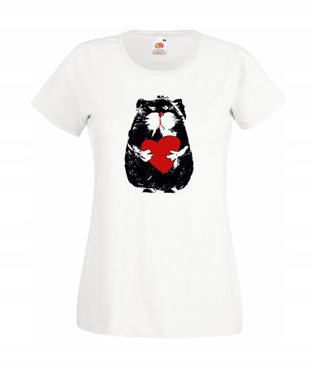 

XL Koszulka Damska Koty Soft Kitty Śmieszne Wzory