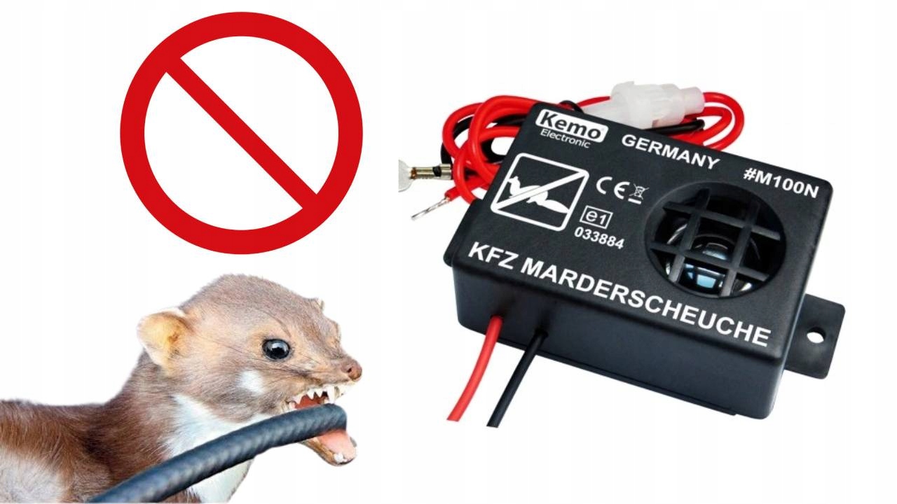 ODSTRASZACZ KUN I GRYZONI DO SAMOCHODU KEMO M100N