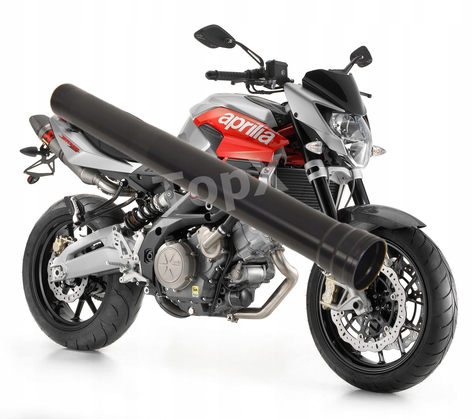 TopX Goleń Trubka laga tlumič Aprilia Sl 750 Shiver 07+ Showa 1 Ks