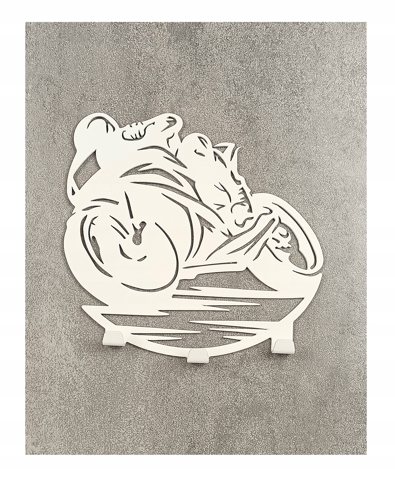 WIESZAK WROOOM!!! V.1 - CZARNY - STAL - MICRODES Głębokość mebla 0.15 cm