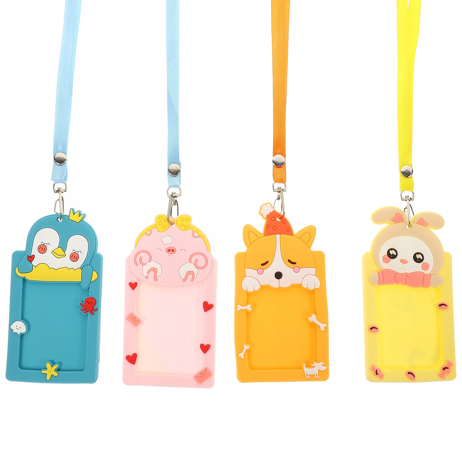 ETUI NA DOWÓD OSOBISTY ETUI NA SMYCZ ETUI NA LEGITYMACJĘ STUDENCKĄ 4SZT