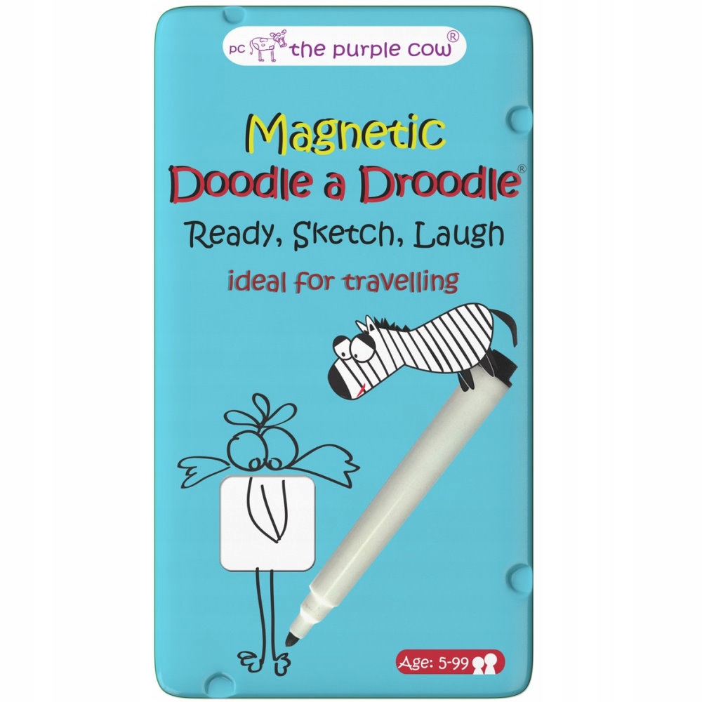 Gra magnetyczna magnesy PURPLE COW Rysuj i szkicuj