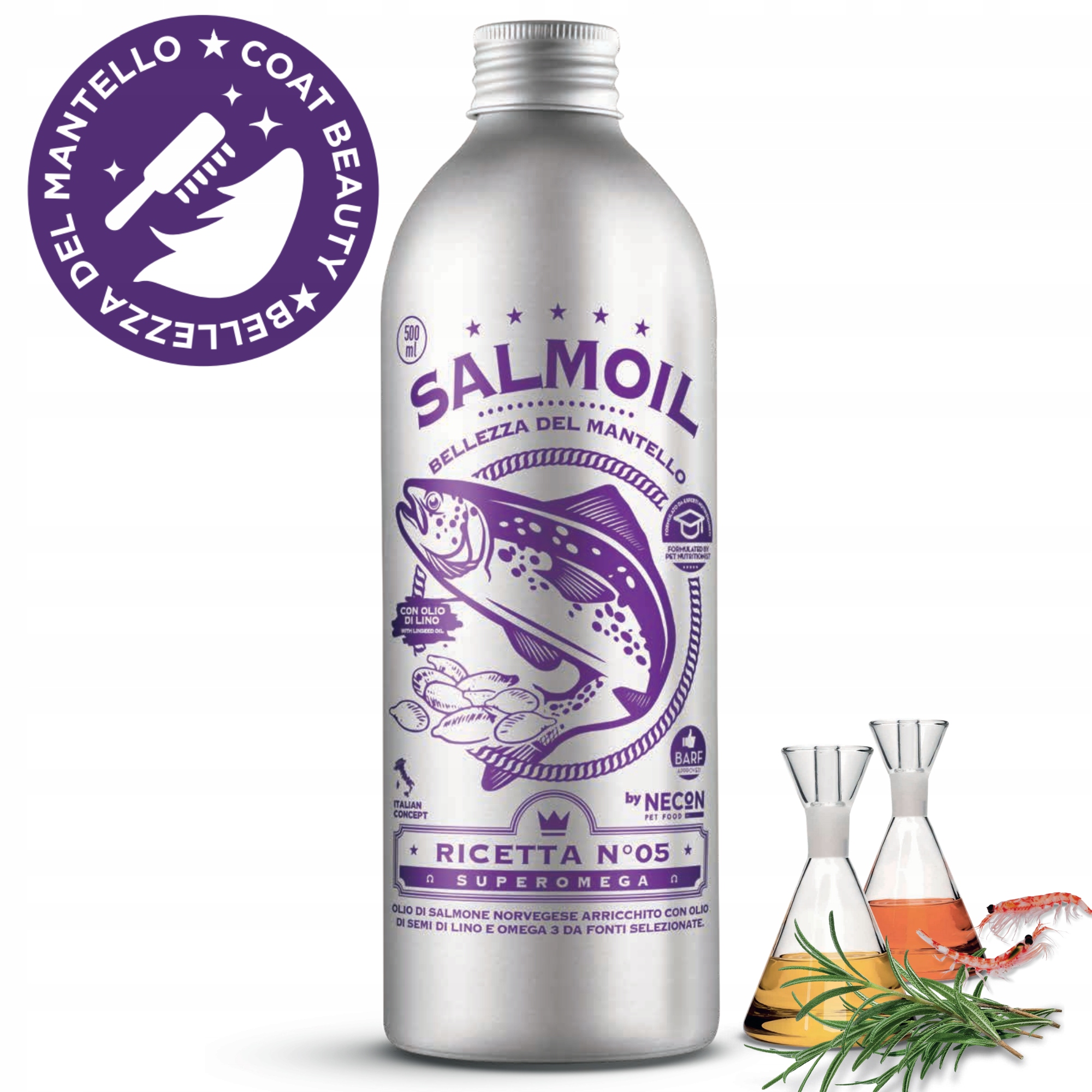 Levně Salmoil Ricetta 5 Skin Superomega 250ML