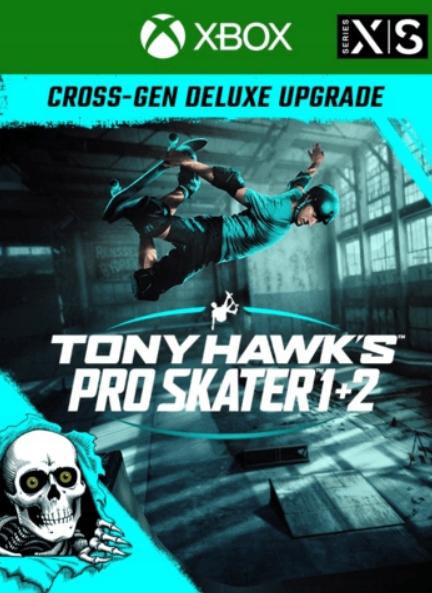 TONY HAWK'S PRO SKATER 1+2 CROSS-GEN DELUXE UPGRADE XBOX SERIES X/S KLUCZ