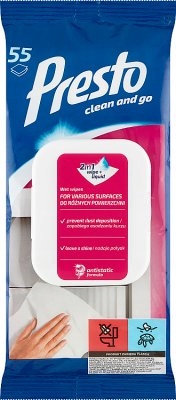 ŚCIERECZKI CZYSZCZĄCE PRESTO 55SZT RÓŻNE POWIERZCH