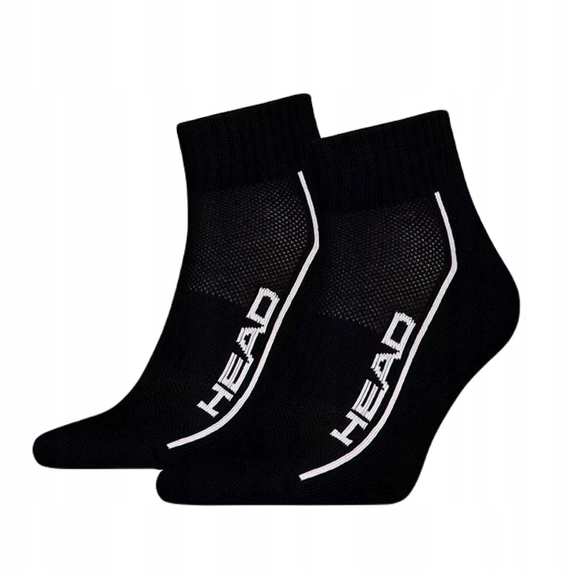 Skarpety Sportowe Head All Sports Performance Quarter 2 Pack Black 35-38