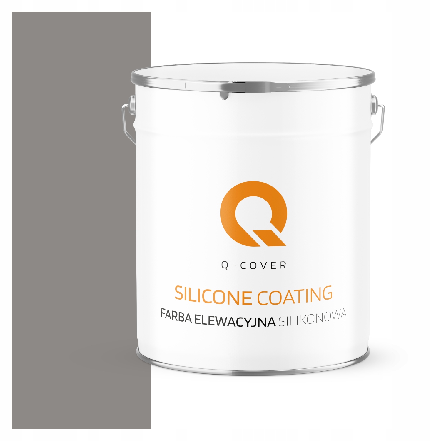 Fasádna Silikónová Fasádna Farba Šedá Tmavo Studená F275 5L