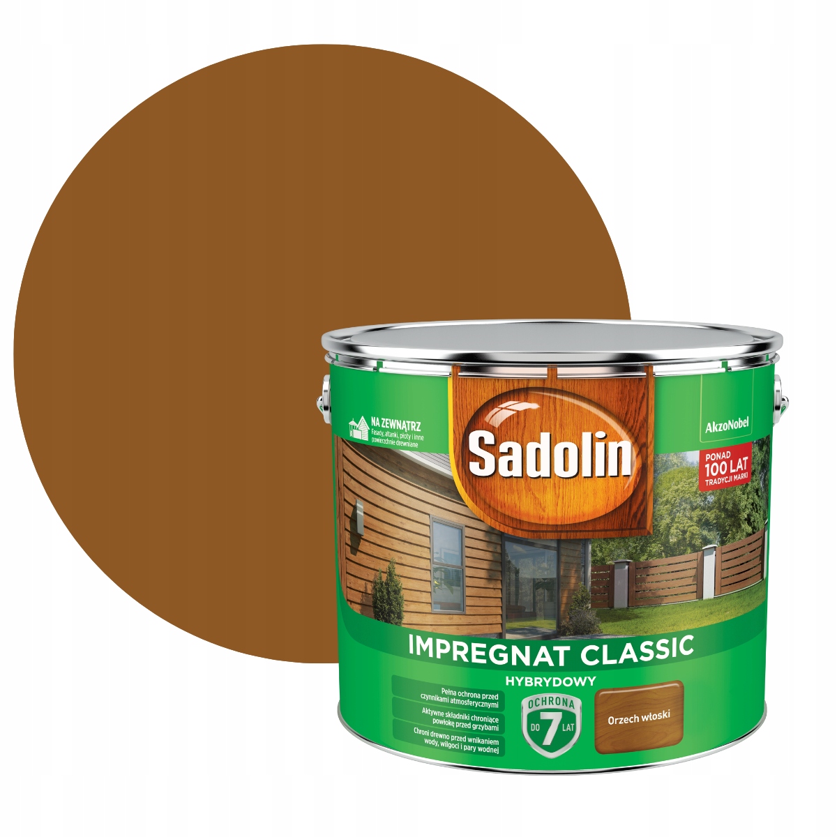 

Sadolin Classic Impregnat 9L Orzech Włoski