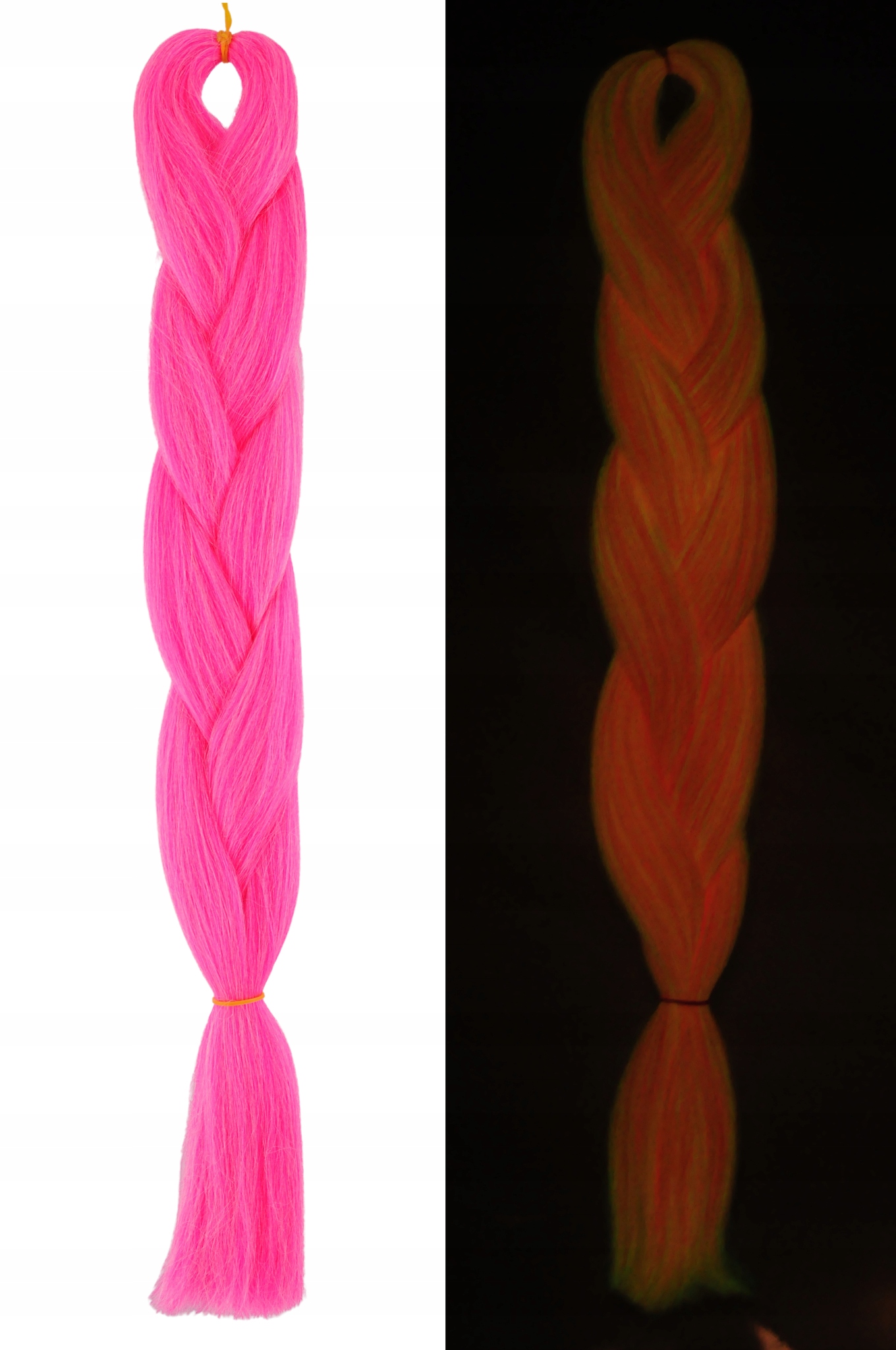 WŁOSY SYNTETYCZNE ŚWIECĄCE W CIEMNOŚCI FL.005