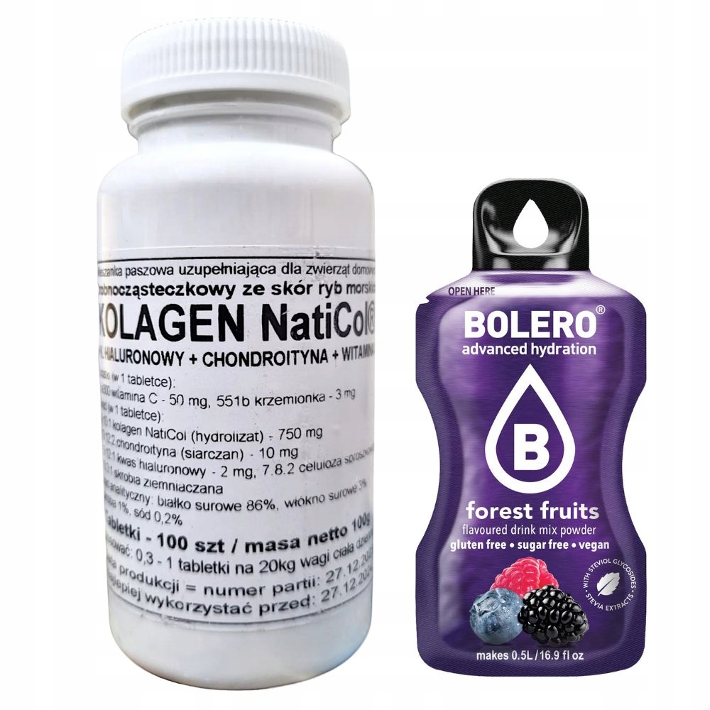 NatiCol Kolagen z Ryb Morskich Podkowa 100 Tab. Bolero