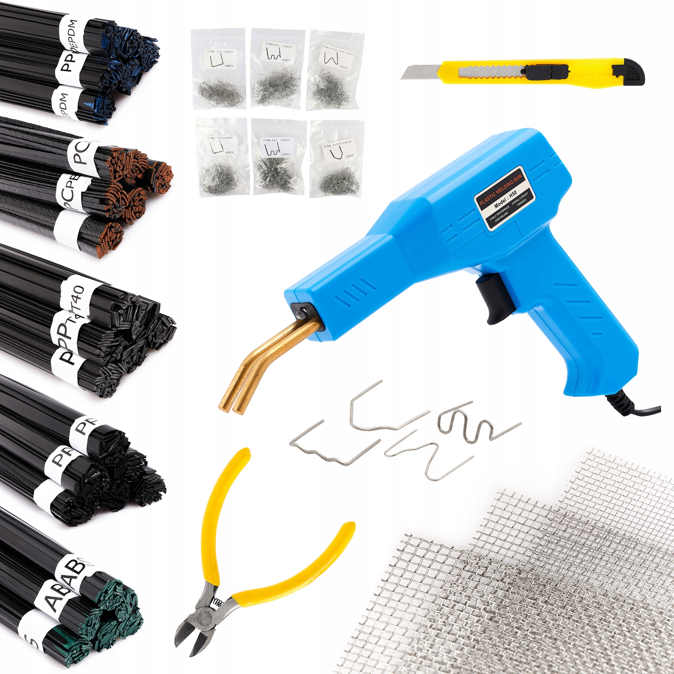 ПЛАСТИКОВЫЙ СТЕПЛЕР СВАРОЧНЫЙ АППАРАТ СВЯЗУЮЩЕГО СКОБЫ СЕТКИ