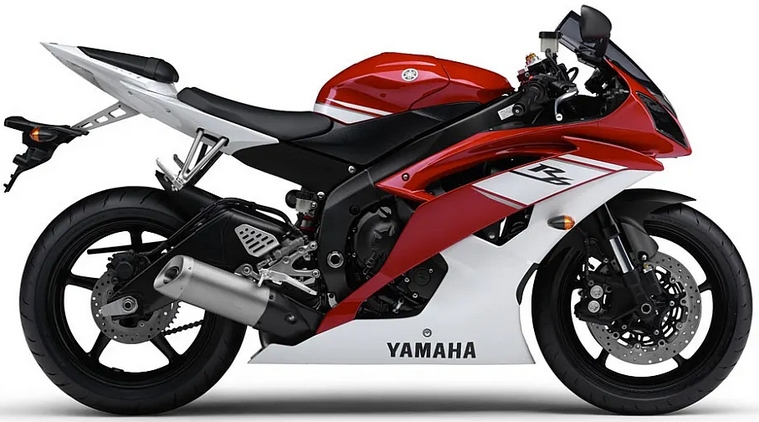 Samolepky Na Motocykl Juula Pro Yamaha Yzf R6 2009 Červená Bílá RJ15