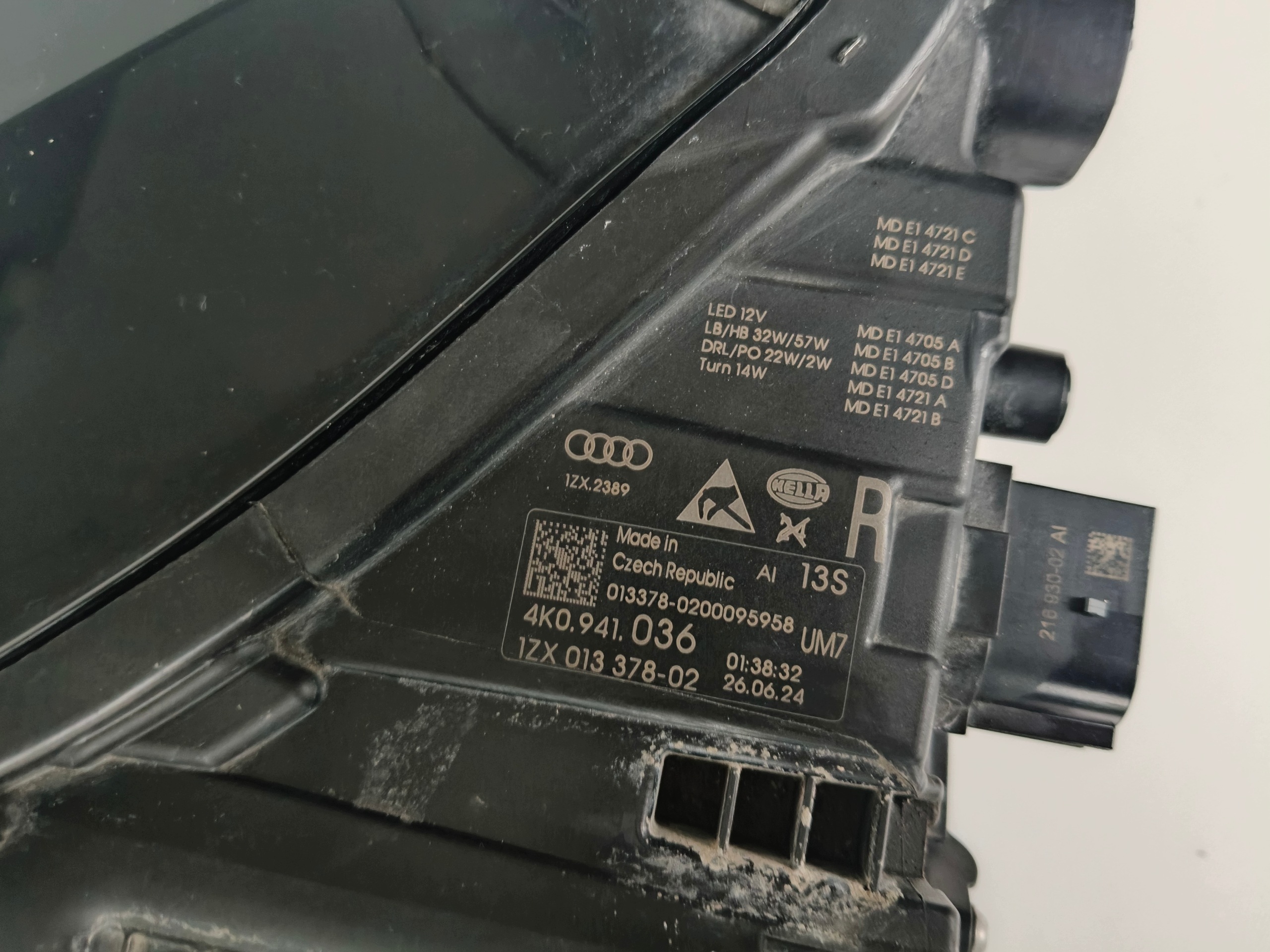 feu droit REFLEKTOR AUDI A6 C8 4K 4K0 18- FULL LED MATRIX