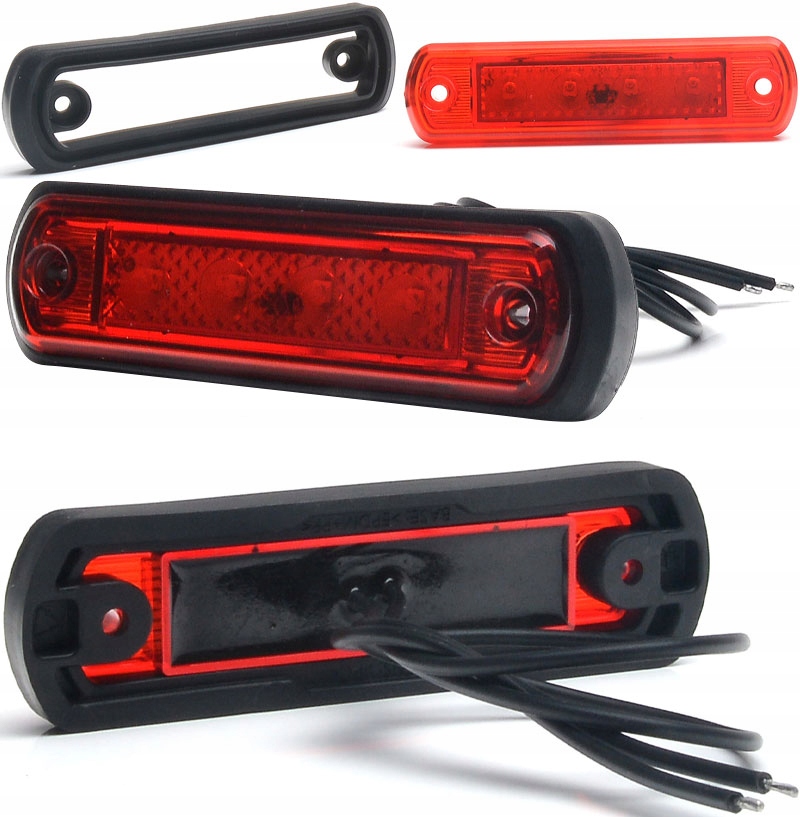 

Lampa Obrysowa Led Czerwona Obrysówka Naczepa Waś