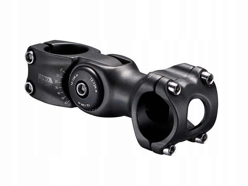 Držák volantu nastavitelný Kalloy Uno AS-820 28,6/31,8/110 mm alu černý