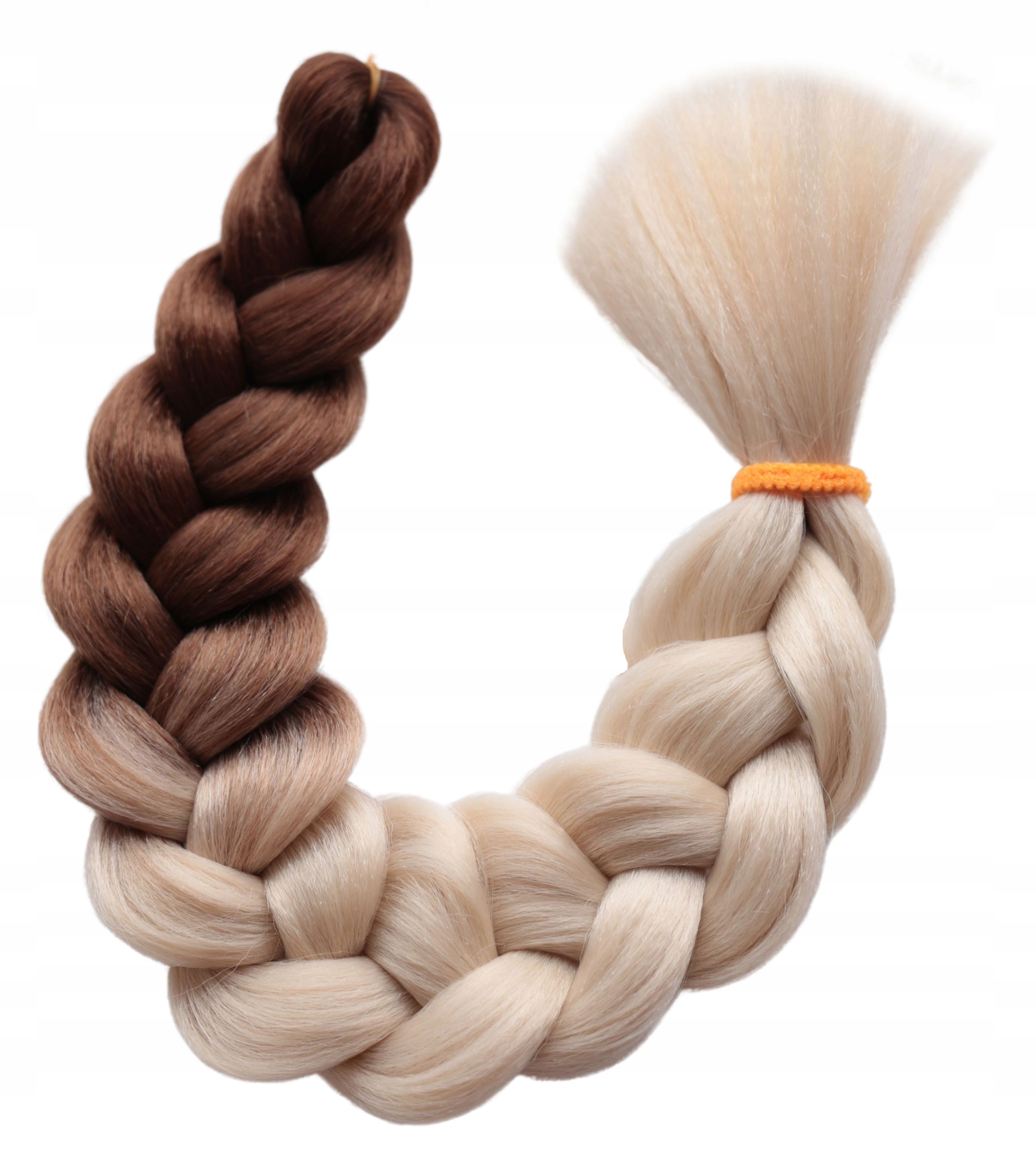 Włosy syntetyczne warkoczyki natury ombre AS100