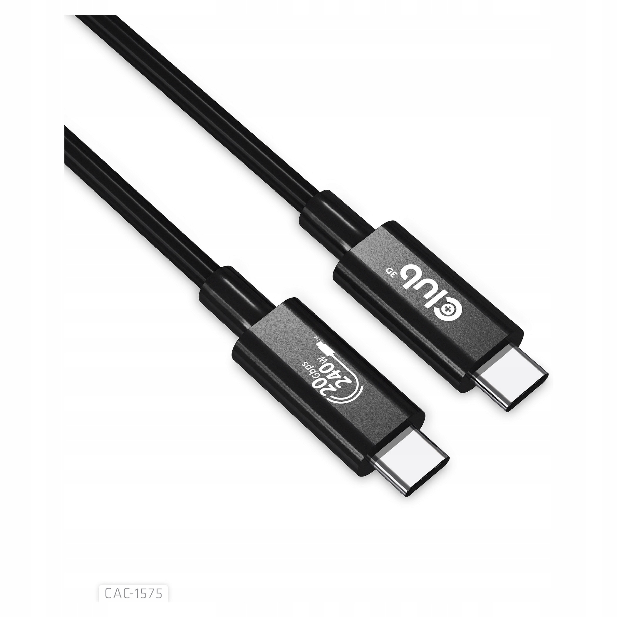 Club3D Kabel USB4 Typ C 2 m Pd 240W 20 Gbit/s