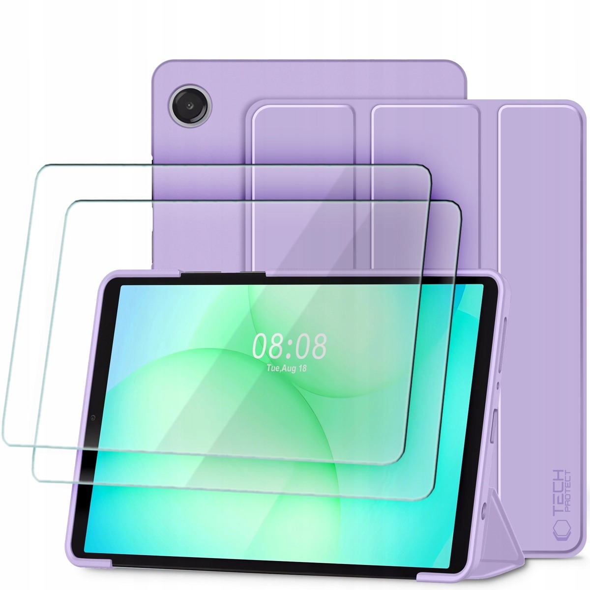 Składane Etui Cover Do Galaxy Tab A9+ A11+ Plus 11" 2-PAK Szkło