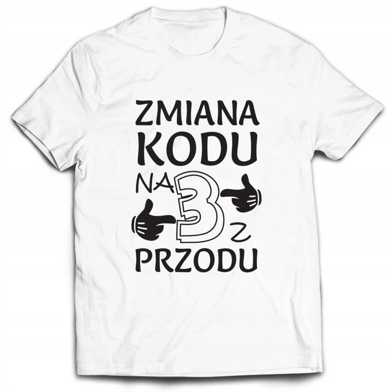 

Koszulka Urodziny 30 Zmiana Kodu Na 3 Z Przodu M