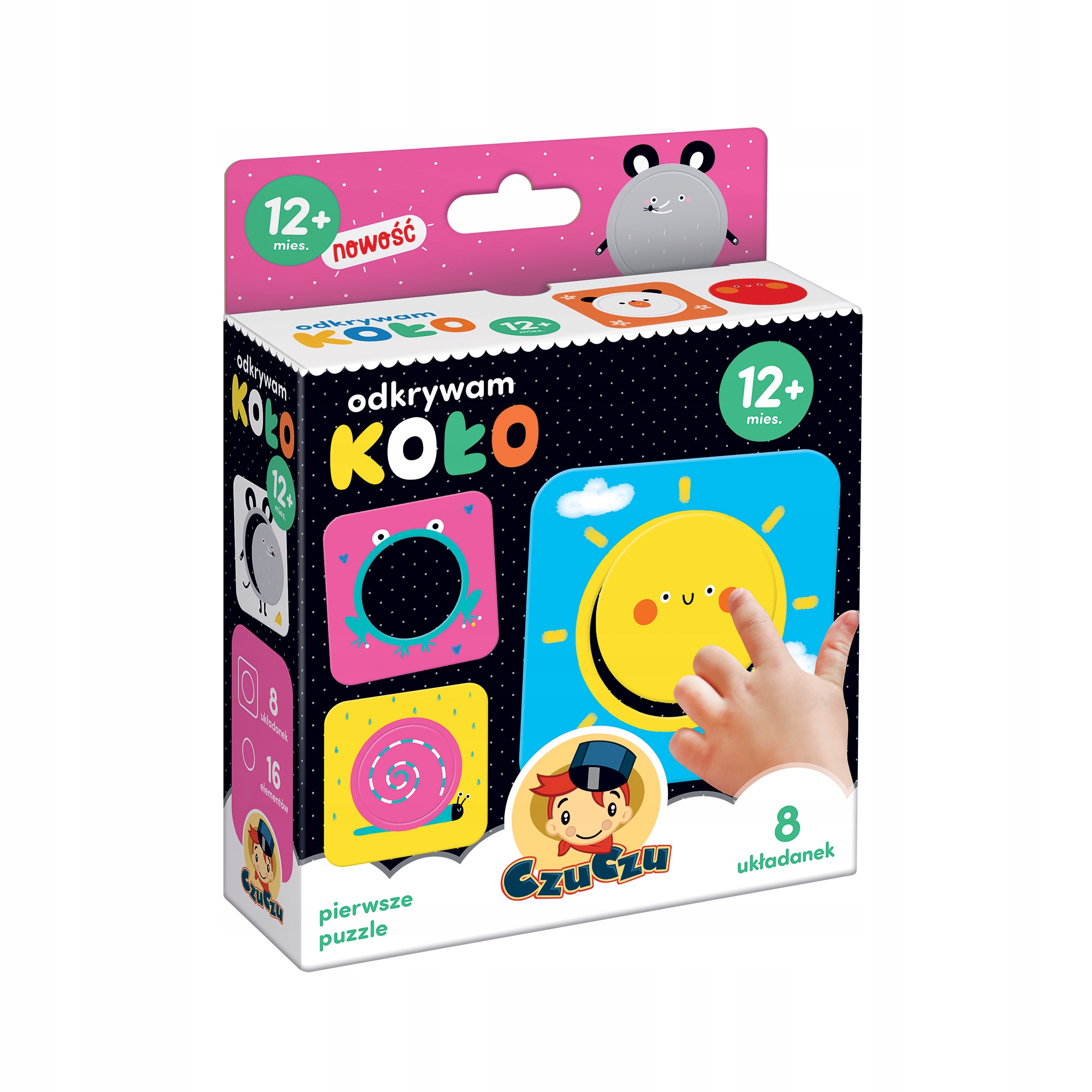 

CzuCzu Odkrywam Koło pierwsze puzzle 12 m+