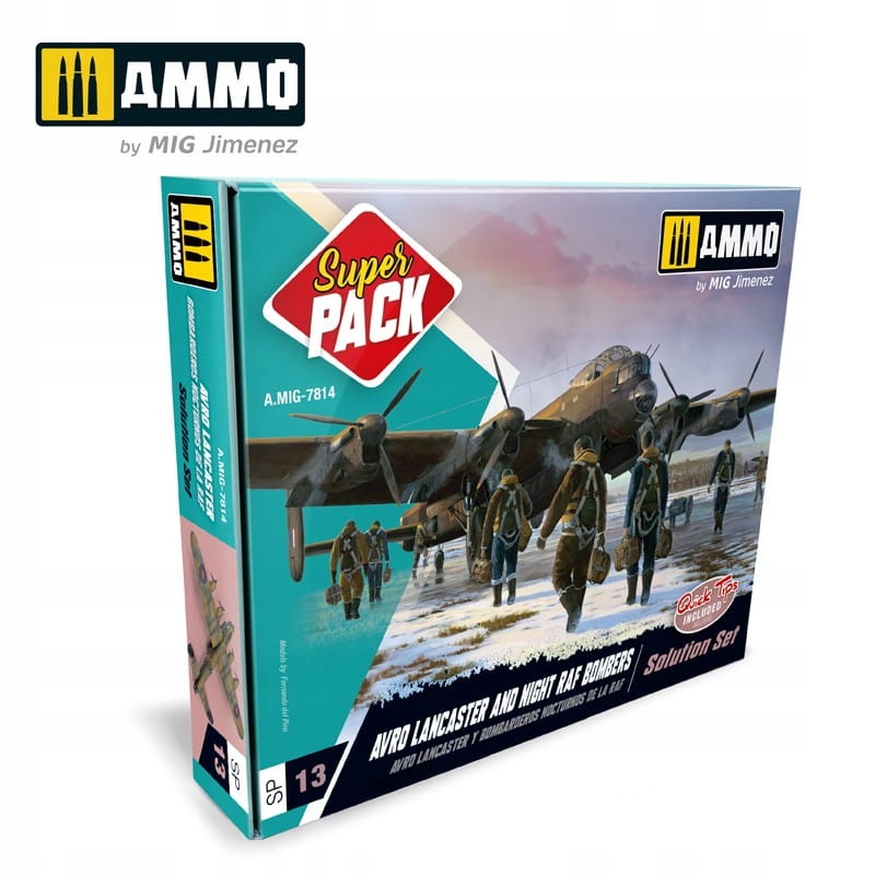 Ammo Mig 7814 Zestaw do weatheringu Avro Lancaster and Night Raf Bombers