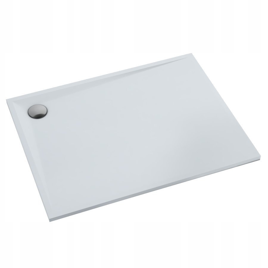 Obdélníková kompozitní sprchová vanička Libra bílá 110x80