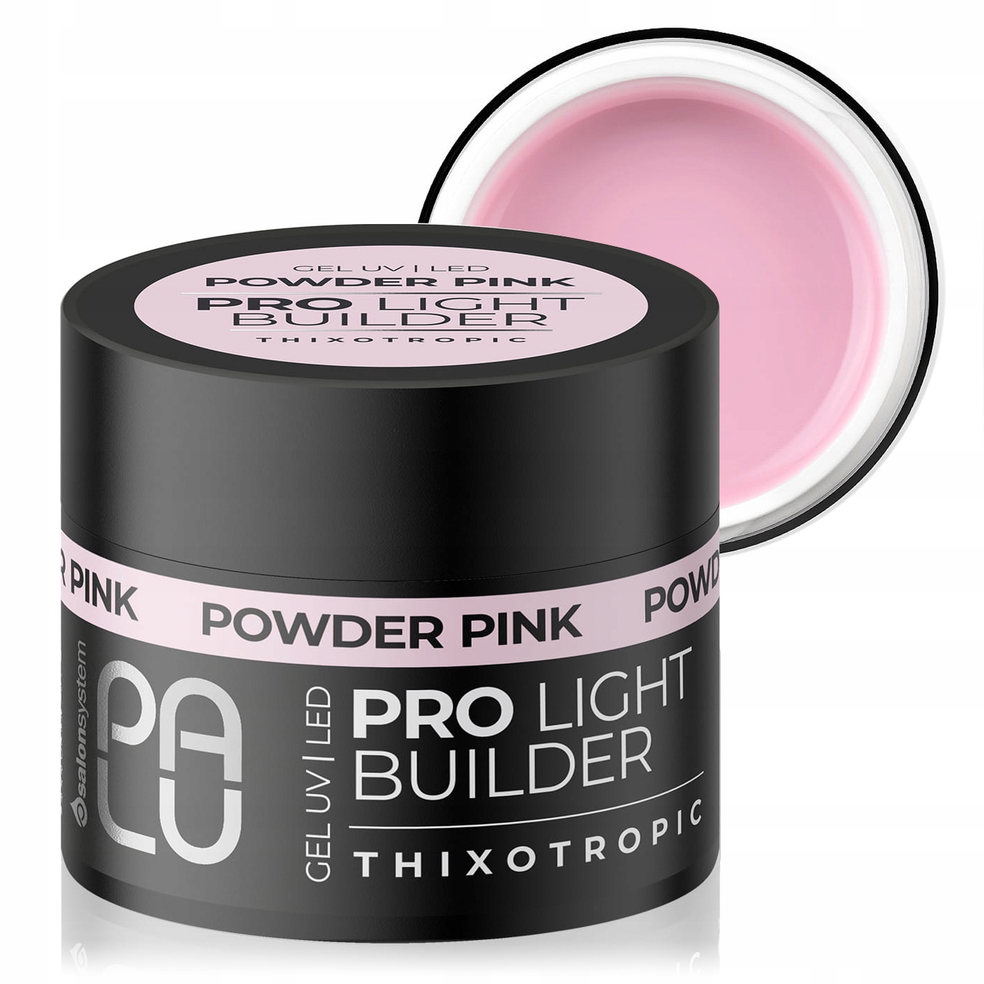 PALU гель для наращивания ногтей Pro Light Builder-Powder Pink Rose 45 г