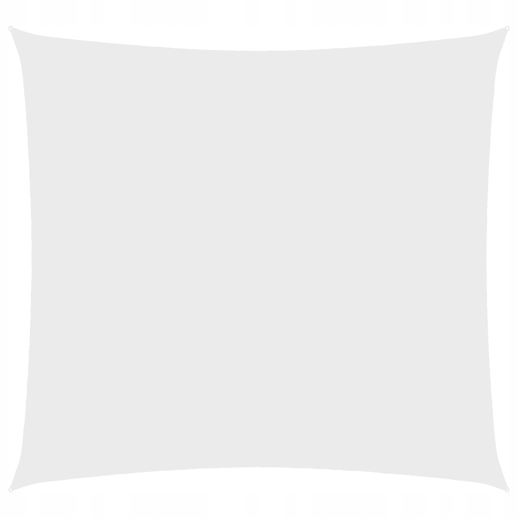 Bílá ochranná plachta 2,5 x 2,5 m z tkaniny Oxford s Pu povlakem