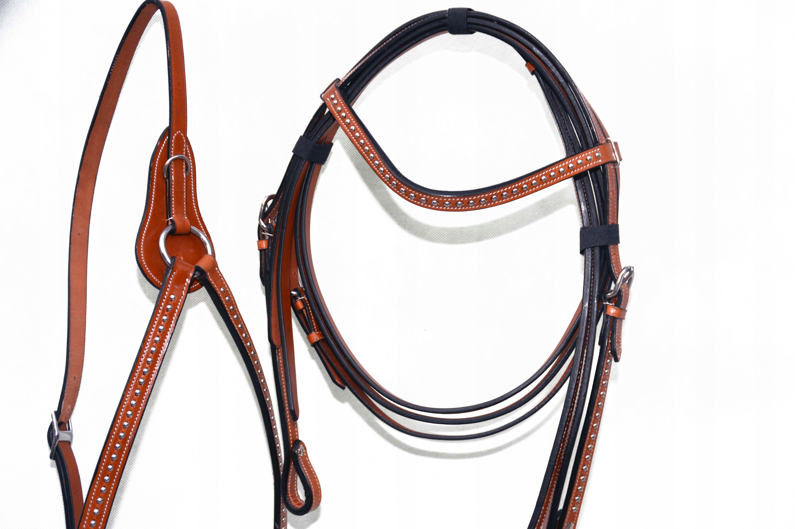 Ogłowie Western Z Usa+ Wodze+napierśnik Roz.full