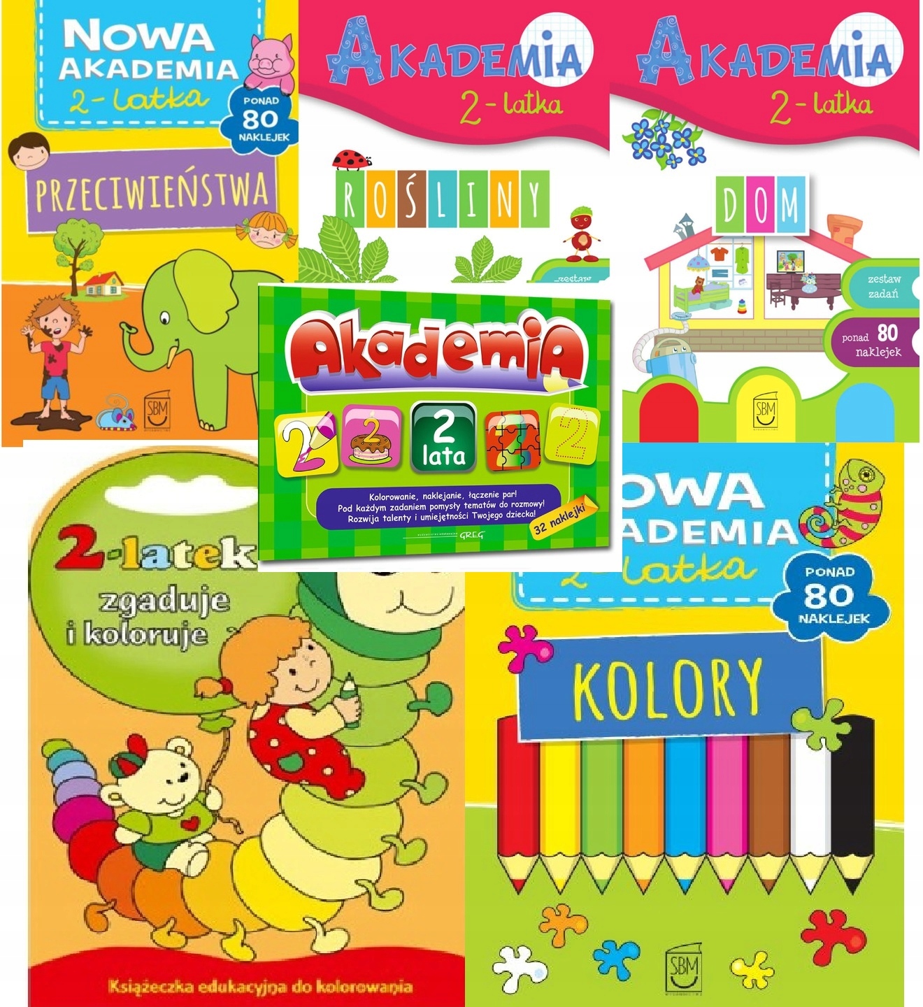 

Zestaw dla 2 latka Akademie i Elementarze