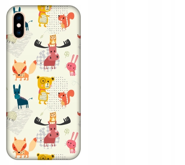 

Etui pokrowiec iPhone Xs Max Slodkie zwierzatka