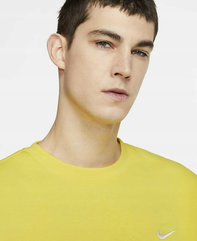 BLUZA NIKE MĘSKA BAWEŁNIANA ŻÓŁTA SWOOSH E R.S Model 839667-785