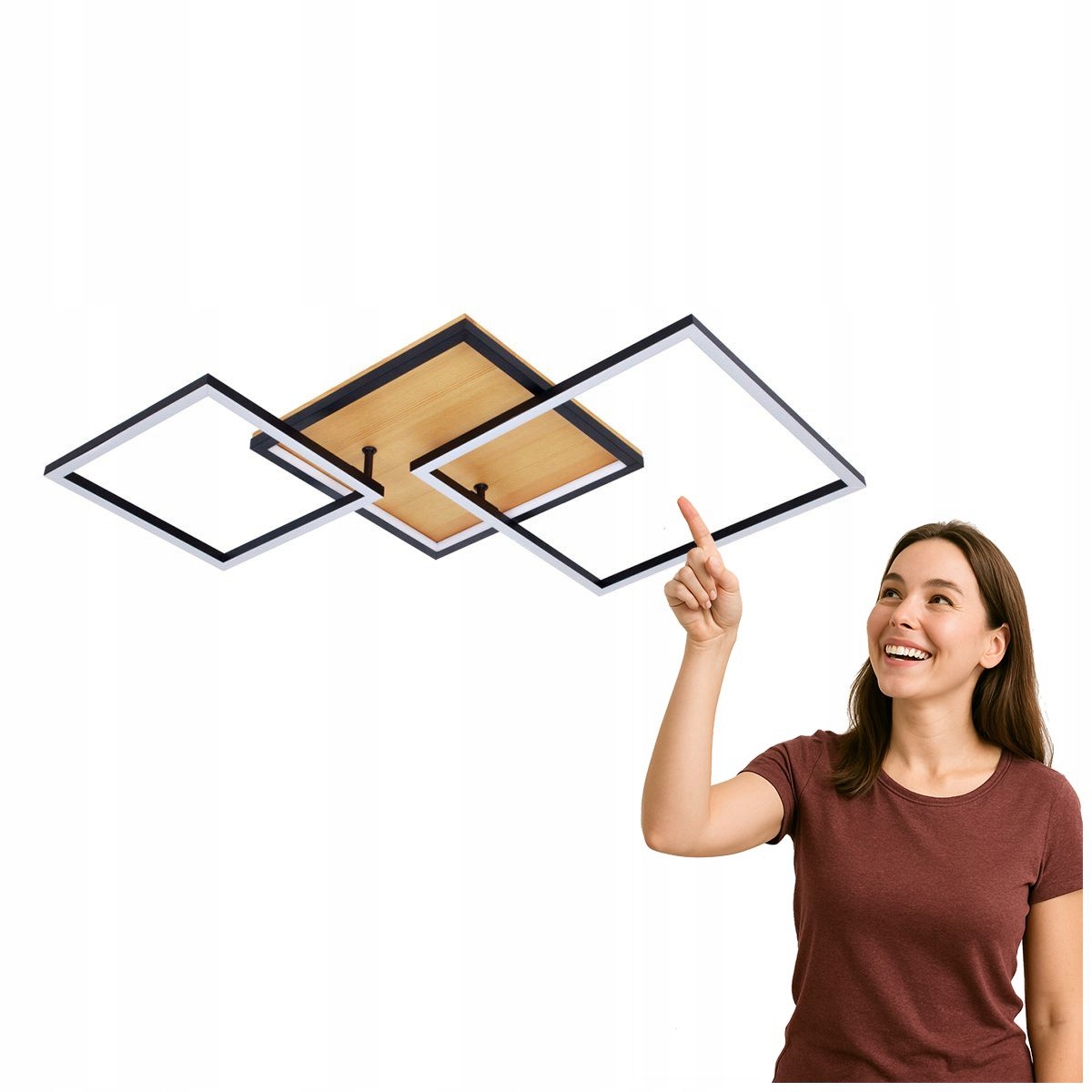 Led stropná lampa 38W Noris PLF-82738-38W-WO Italux