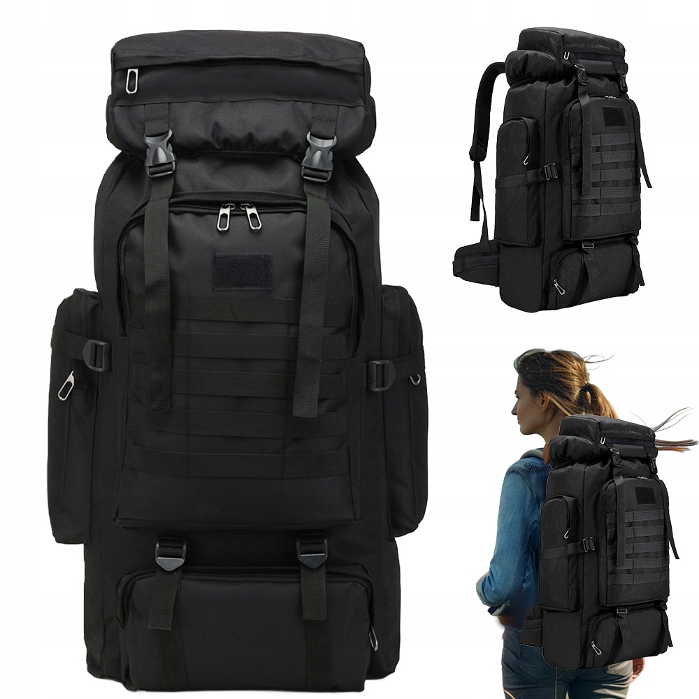 Plecak Turystyczny Trekkingowy Górski W Góry 75L Męski Damski Waterproof