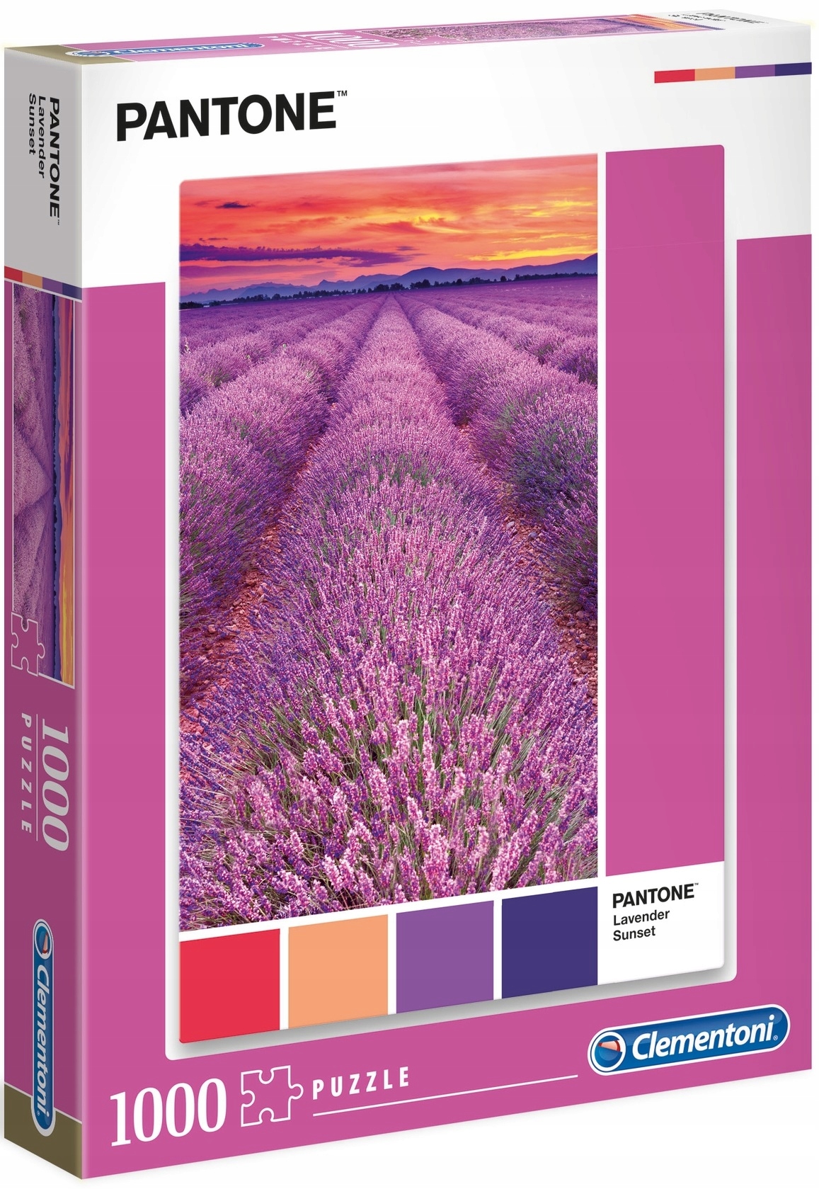 

Puzzle 1000 el. Lavender Sunset Pantone Farba