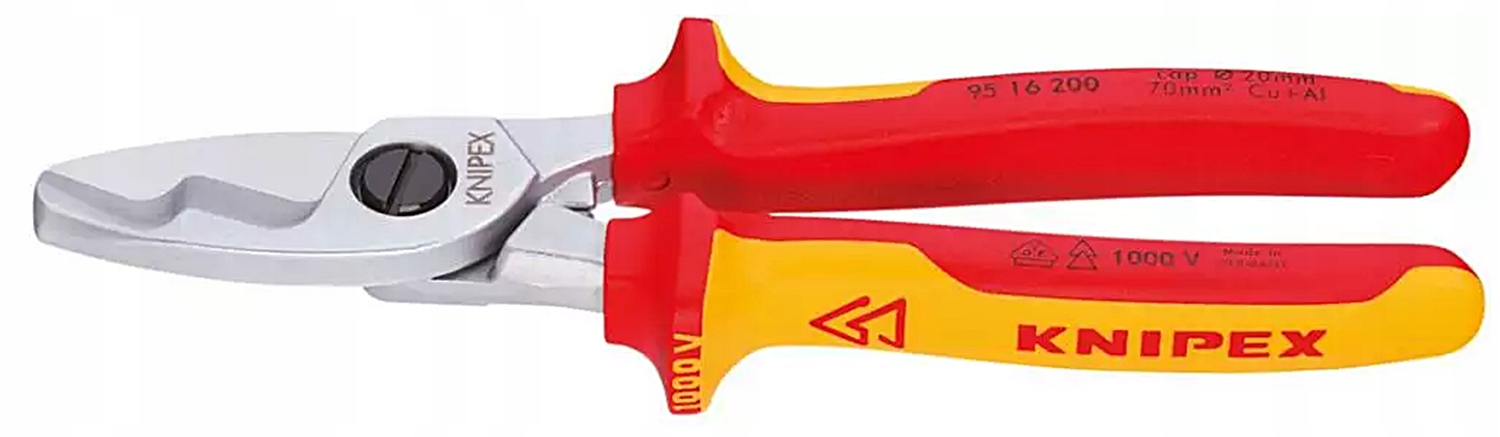 Nožnice na káble s dvojitou čepeľou Knipex 95 16 200