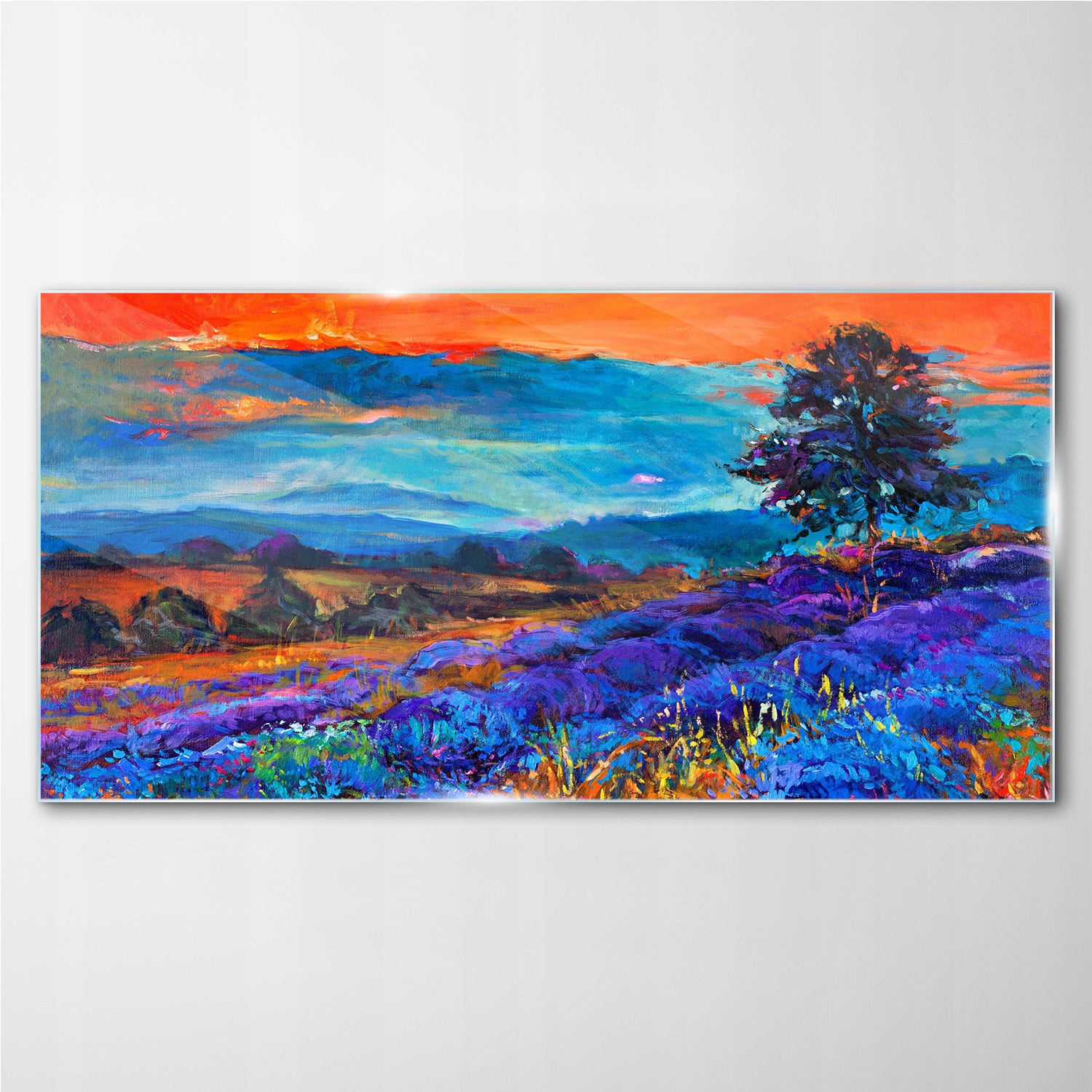 

Foto-obraz szklany Drzewo kwiaty natura 100x50 cm