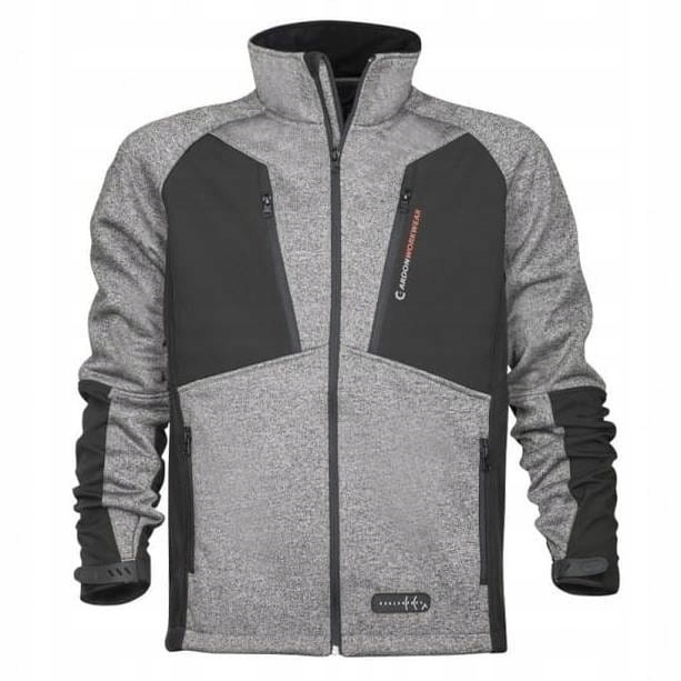 Kurtka Softshell Bluza Robocza Męska Tpu Ardon Oliver Szara M