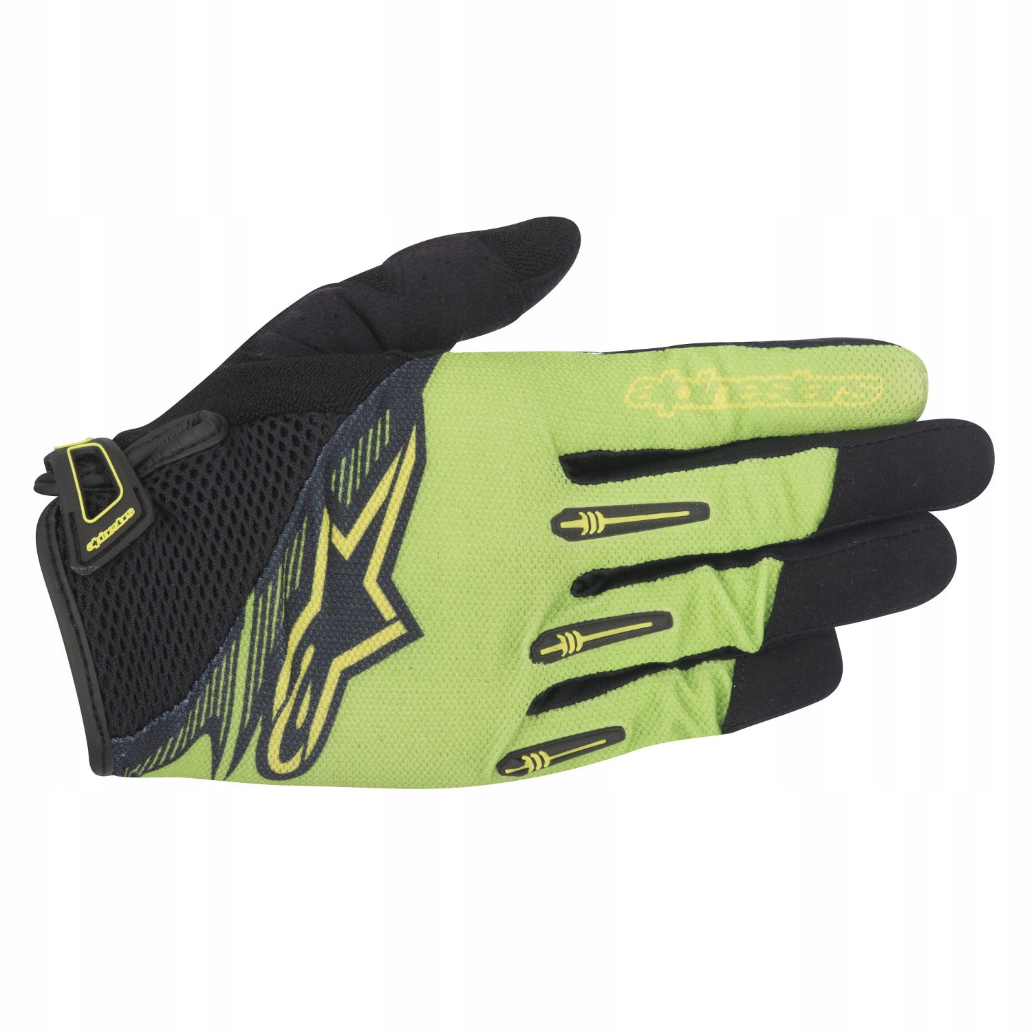 Alpinestars Flow rękawice Jaskrawa Zieleń Czarny rozm.: M