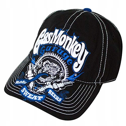 Kšiltovka Gas Monkey Garage 54-59 Cm, černá výšivka