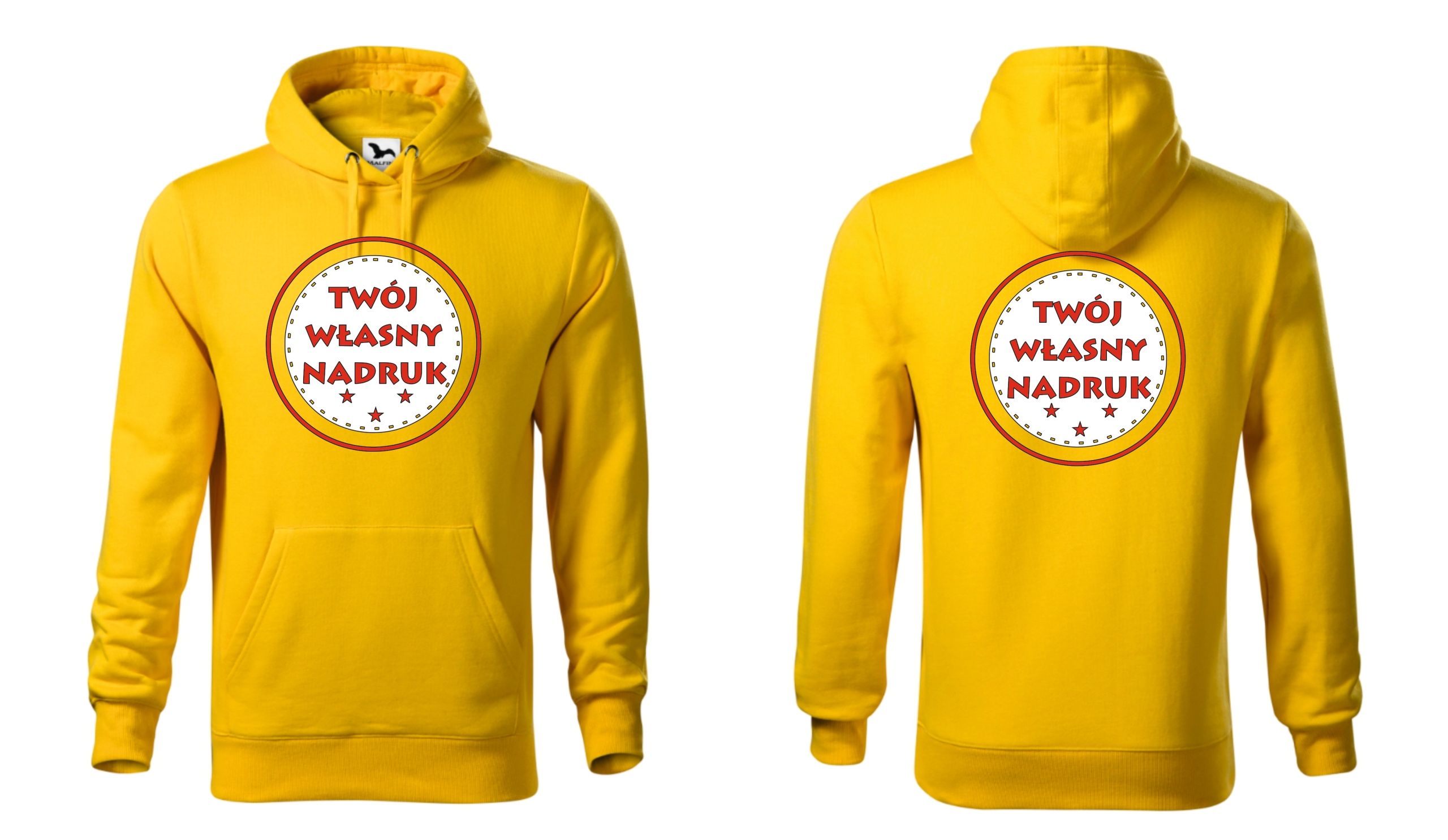 

Bluza z kapturem z własnym nadrukiem męska 320g