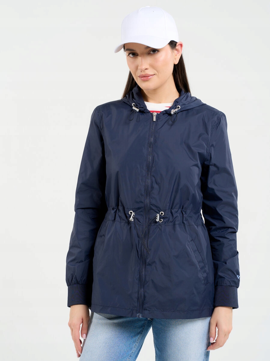 Big Star Dámská Bunda S Regulací V Pase Tmavě Modrá Mira 403 M